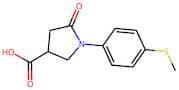 1-[4-(Methylsulphonyl)phenyl]-5-oxo-3-pyrrolidinecarboxylic acid