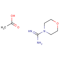 4-Morpholinecarboximidamide acetate