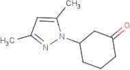 3-(3,5-Dimethyl-1H-pyrazol-1-yl)cyclohexan-1-one