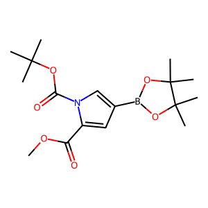 5-(Methoxycarbonyl)-1H-pyrrole-3-boronic acid, pinacol ester, N-BOC protected
