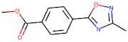 Methyl 4-(3-methyl-1,2,4-oxadiazol-5-yl)benzoate 97+%