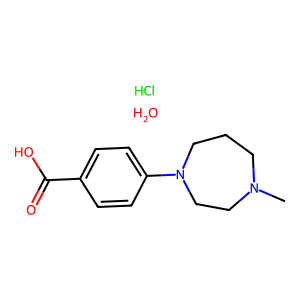 4-(4-Methylhomopiperazin-1-yl)benzoic acid monohydrochloride monohydrate