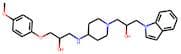 1-{[1-[2-Hydroxy-3-(1H-indol-1-yl)propyl]tetrahydropyridin-4(2H)-yl]amino}-3-(4-methoxyphenoxy)pro…