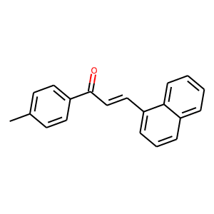 1-(4-methylphenyl)-3-(1-naphthyl)prop-2-en-1-one