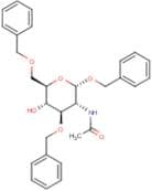 Benzyl-2-acetamido-2-deoxy-3,6-di-O-benzyl-α-D-glucopyranoside