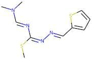 methyl N-(2-thienylmethylidene)-{[(dimethylamino)methylidene]amino}methanehydrazonothioate
