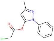 3-methyl-1-phenyl-1H-pyrazol-5-yl 2-chloroacetate