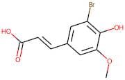 3-(3-bromo-4-hydroxy-5-methoxyphenyl)acrylic acid