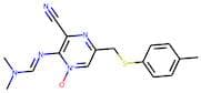 3-cyano-2-{[(dimethylamino)methylene]amino}-5-{[(4-methylphenyl)thio]methyl}pyrazin-1-ium-1-olate