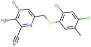 2-amino-3-cyano-5-{[(2,4-dichloro-5-methylphenyl)thio]methyl}pyrazin-1-ium-1-olate