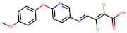 2,3-dichloro-4-{[6-(4-methoxyphenoxy)-3-pyridyl]imino}but-2-enoic acid