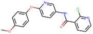 N3-[6-(4-methoxyphenoxy)-3-pyridyl]-2-chloronicotinamide