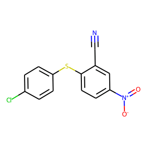 2-[(4-Chlorophenyl)thio]-5-nitrobenzonitrile