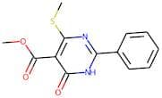 methyl 4-(methylthio)-6-oxo-2-phenyl-1,6-dihydropyrimidine-5-carboxylate