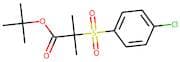 tert-butyl 2-[(4-chlorophenyl)sulphonyl]-2-methylpropanoate