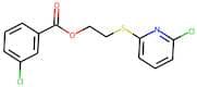 2-[(6-chloropyridin-2-yl)thio]ethyl 3-chlorobenzoate