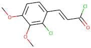 3-(2-chloro-3,4-dimethoxyphenyl)prop-2-enoyl chloride
