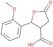 2-(2-Methoxyphenyl)-5-oxotetrahydrofuran-3-carboxylic acid