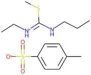 ethyl[(methylthio)(propylamino)methylidene]ammonium 4-methylbenzene-1-sulphonate