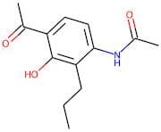 N1-(4-acetyl-3-hydroxy-2-propylphenyl)acetamide