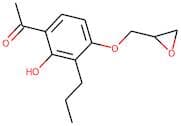 1-[2-Hydroxy-4-(oxiran-2-ylmethoxy)-3-propylphenyl]ethan-1-one