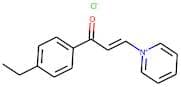 1-(4-ethylphenyl)-3-pyridinium-1-ylprop-2-en-1-one chloride