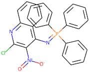 N4-(1,1,1-triphenyl-λ~5~-phosphanylidene)-2-chloro-3-nitroquinolin-4-amine