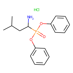 Diphenyl 1-amino-3-methylbutylphosphonate hydrochloride