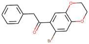 1-(7-bromo-2,3-dihydro-1,4-benzodioxin-6-yl)-2-phenylethan-1-one