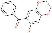 (7-bromo-2,3-dihydro-1,4-benzodioxin-6-yl)(phenyl)methanone