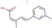 3-methyl-5-(1-methylpyridinium-3-yl)penta-2,4-dienoic acid iodide