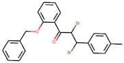 1-[2-(benzyloxy)phenyl]-2,3-dibromo-3-(4-methylphenyl)propan-1-one