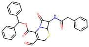 Benzhydryl 3-formyl-6-oxo-7-[(2-phenylacetyl)amino]-7,7a-dihydro-2H,6H-azeto[2,1-b][1,3]thiazine-4…
