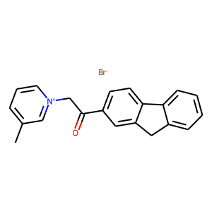1-(9H-2-fluorenyl)-2-(3-methyl-1-pyridiniumyl)-1-ethanone bromide