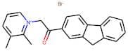 2-(2,3-dimethyl-1-pyridiniumyl)-1-(9H-2-fluorenyl)-1-ethanone bromide