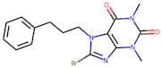 8-bromo-1,3-dimethyl-7-(3-phenylpropyl)-2,3,6,7-tetrahydro-1H-purine-2,6-dione