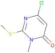 6-chloro-3-methyl-2-(methylthio)-3,4-dihydropyrimidin-4-one