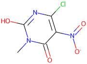 6-chloro-2-hydroxy-3-methyl-5-nitro-3,4-dihydropyrimidin-4-one