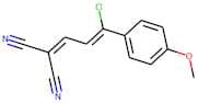 2-[3-chloro-3-(4-methoxyphenyl)prop-2-enylidene]malononitrile