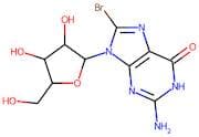 2-amino-8-bromo-9-[3,4-dihydroxy-5-(hydroxymethyl)tetrahydrofuran-2-yl]-6,9-dihydro-1H-purin-6-one