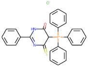 6-mercapto-2-phenyl-5-(1,1,1-triphenylphosphonio)-3,4-dihydropyrimidin-4-one chloride