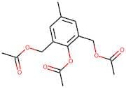 2-(acetyloxy)-3-[(acetyloxy)methyl]-5-methylbenzyl acetate
