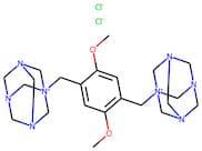 1-[2,5-dimethoxy-4-(3,5,7-triaza-1-azoniatricyclo[3.3.1.1~3,7~]dec-1-ylmethyl)benzyl]-3,5,7-triaza…