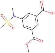 3-(Methoxycarbonyl)-5-[methyl(methylsulphonyl)amino]benzoic acid