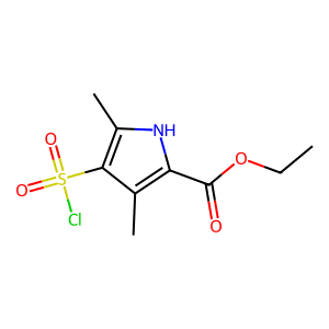 Ethyl 4-(chlorosulphonyl)-3,5-dimethyl-1H-pyrrole-2-carboxylate