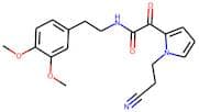 N1-(3,4-dimethoxyphenethyl)-2-[1-(2-cyanoethyl)-1H-pyrrol-2-yl]-2-oxoacetamide