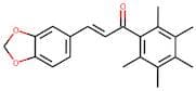 3-(1,3-benzodioxol-5-yl)-1-(2,3,4,5,6-pentamethylphenyl)prop-2-en-1-one