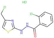 N'1-[4-(chloromethyl)-1,3-thiazol-2-yl]-2-chlorobenzene-1-carbohydrazide hydrochloride