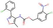 4-chloro-3-nitrobenzyl N-[3-(2-chlorophenyl)-5-methylisoxazol-4-yl]carbamate