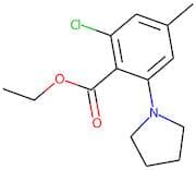 Ethyl 2-chloro-4-methyl-6-tetrahydro-1H-pyrrol-1-ylbenzoate
